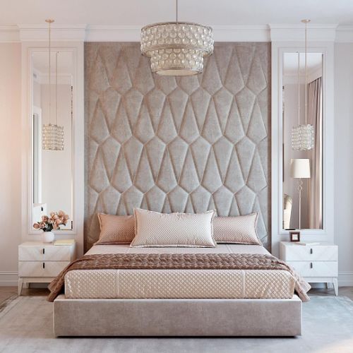 Interior Design Luxury Headboard In Dubai