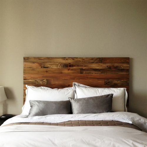 Rustic Bed Wooden Headboard Dubai