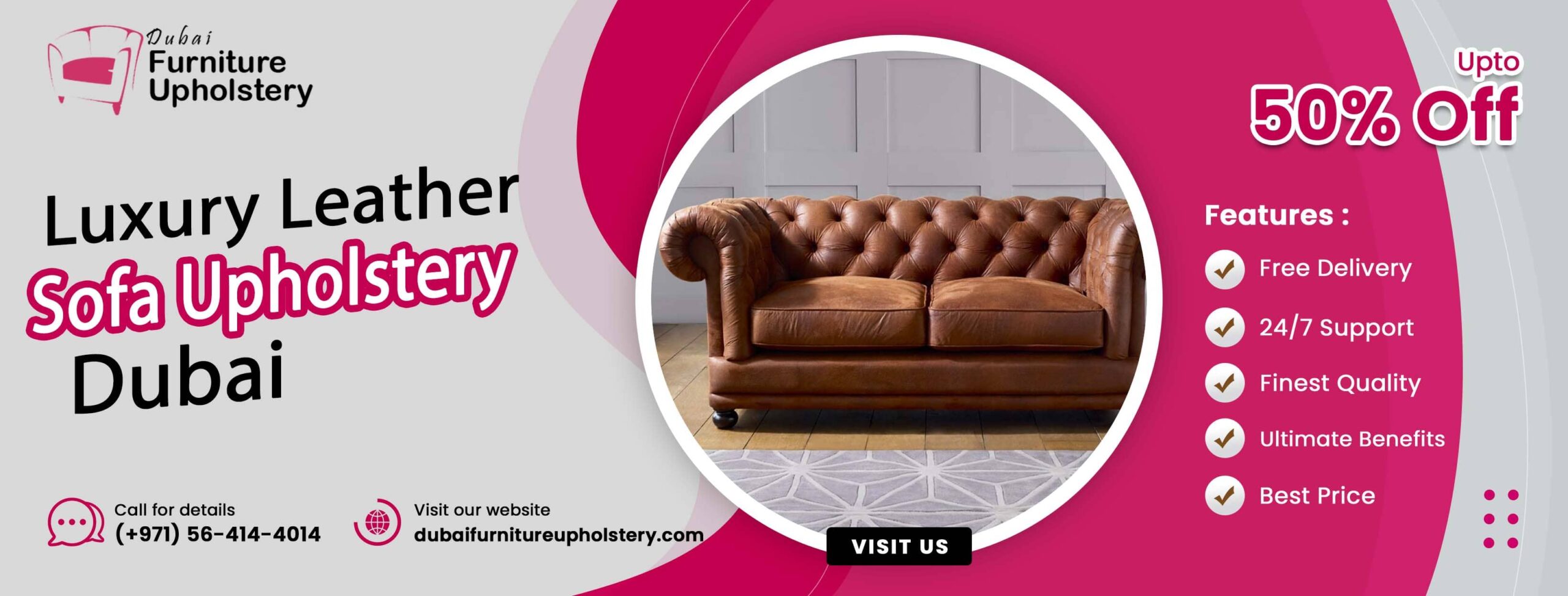 Leather Sofa Upholstery Dubai