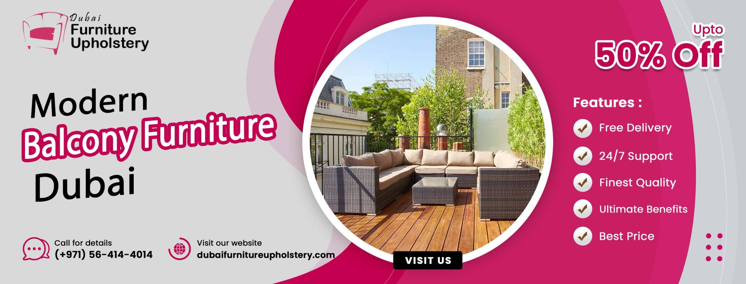 Modern Balcony Furniture Dubai